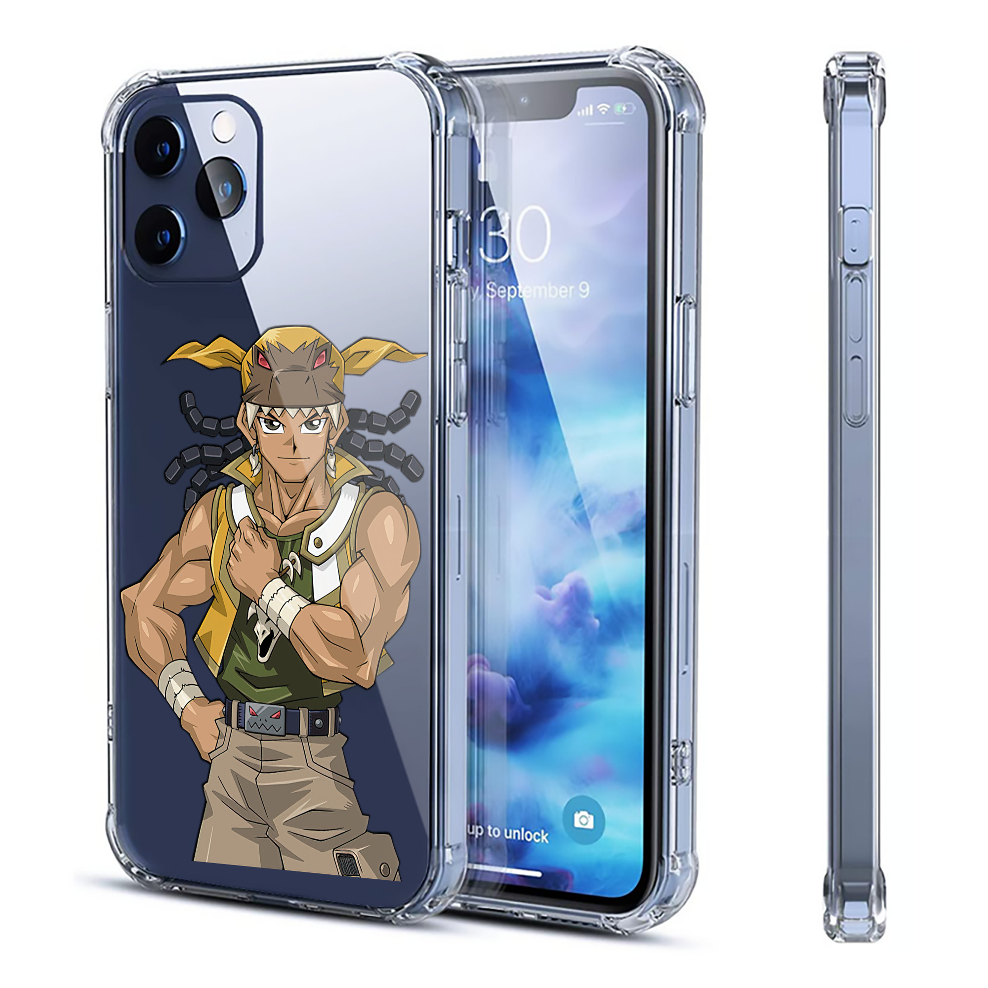 （画像用） 遊☆戯☆王 Yu-Gi-Oh! 【iPhone 12シリーズ対応】透明スマホケース（クリアソフトケース）